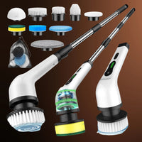 FlexiClean™ 9 in 1 Electric Cleaning Brush For Tiles, Windows, Bathroom & Kitchen