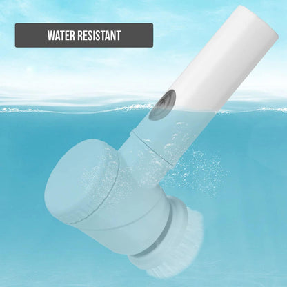 ScrubEase™ 5 in 1 Electric Spin Brush For Sinks, Tiles, Corners & Multi Cleaning